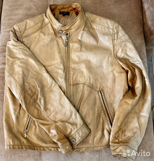 Кожаная куртка мужская