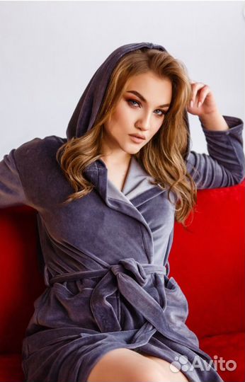 Халат велюровый