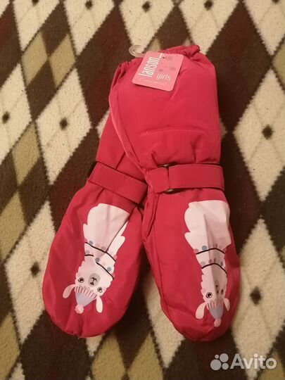 Варежки краги зимние для девочки