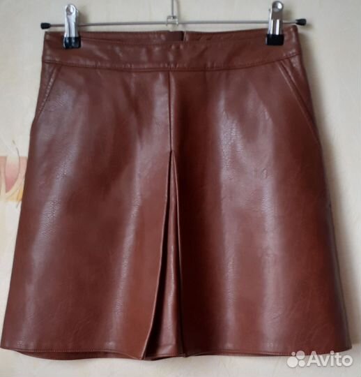 Кожаная юбка