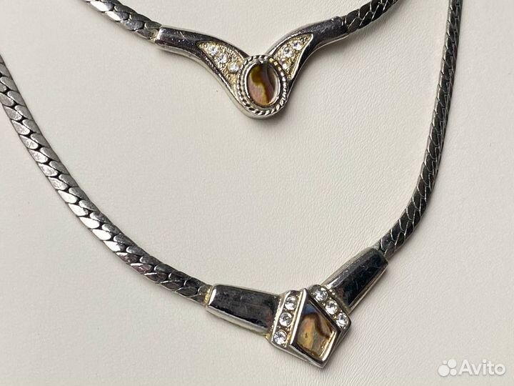 Колье с перламутром. Винтаж