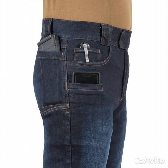 26124Брюки Helikon-Tex Greyman Tactical Jeans Deni