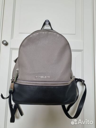Michael kors рюкзак средний размер кожа натр