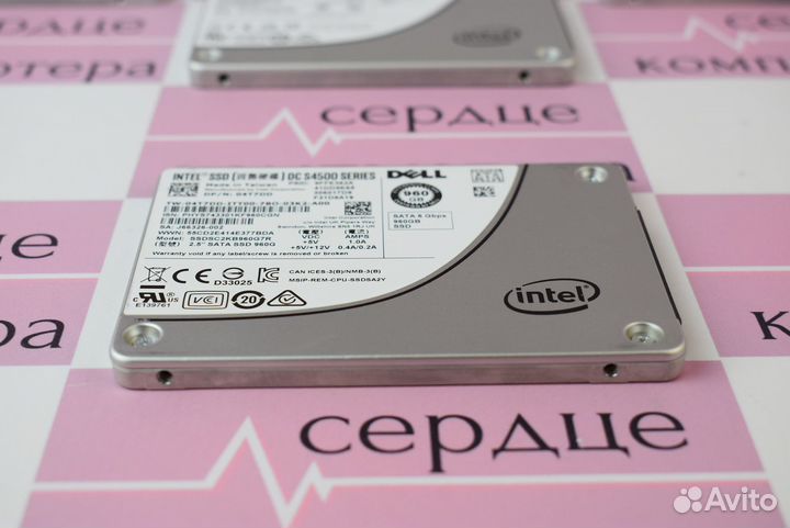 SSD intel S4500 960GB