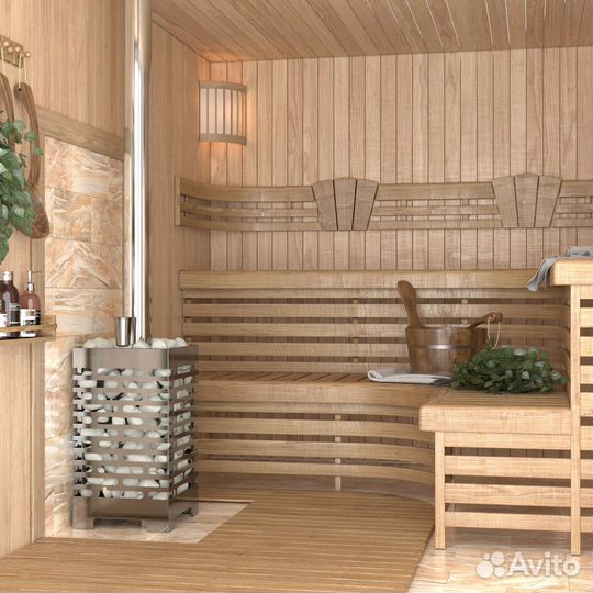 Печь для бани aston 12 inox стекло