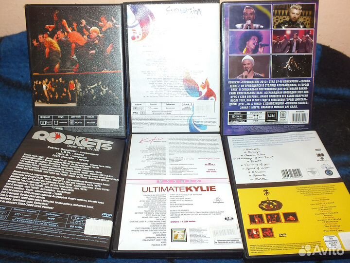 Концерты и клипы на dvd обновлено