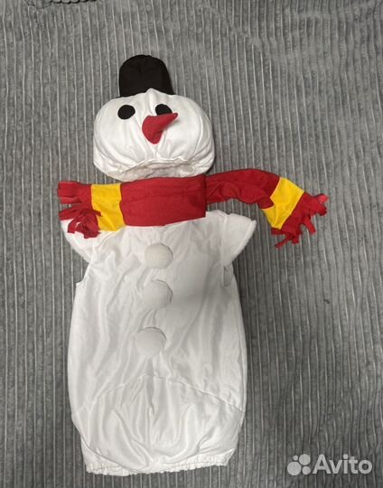 Новогодний детский костюм Снеговика
