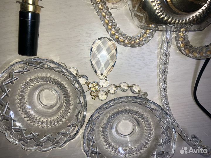 Бра и подвески из хрусталя