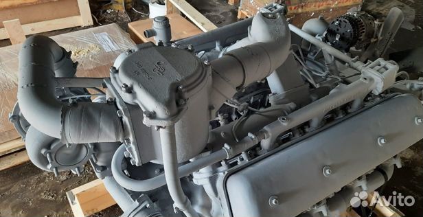 Двигатель ямз 7511 с тутаевским охладителем (67)