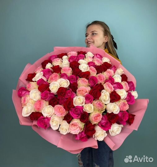 Букеты из 101 розы