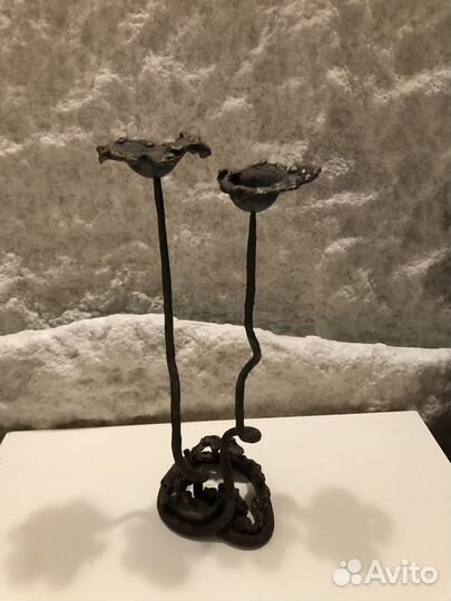 Подсвечник кованный