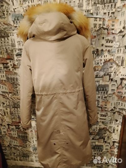 Парка женская зимняя с мехом madannu 46 разм