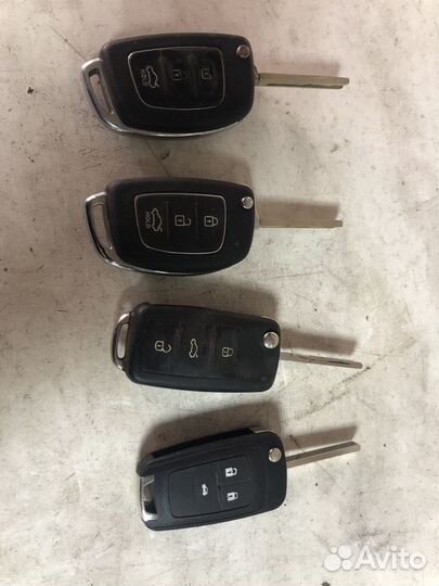 Ключ зажигания Hyundai Solaris