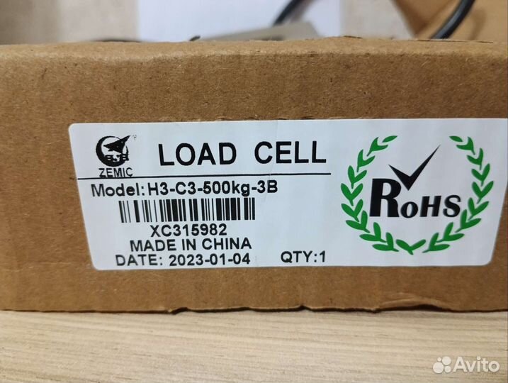 S- образный тензодатчик H3-C3-500кг Zemic