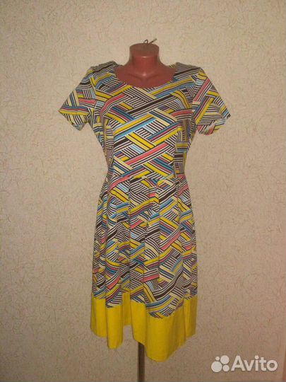 Платье из плотного хлопка, новое