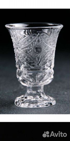 Рюмки гранëнные лафитники 12 шт. новые