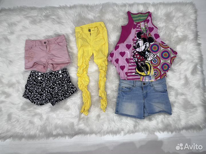 Одежда пакетом для девочки на рост 128 см