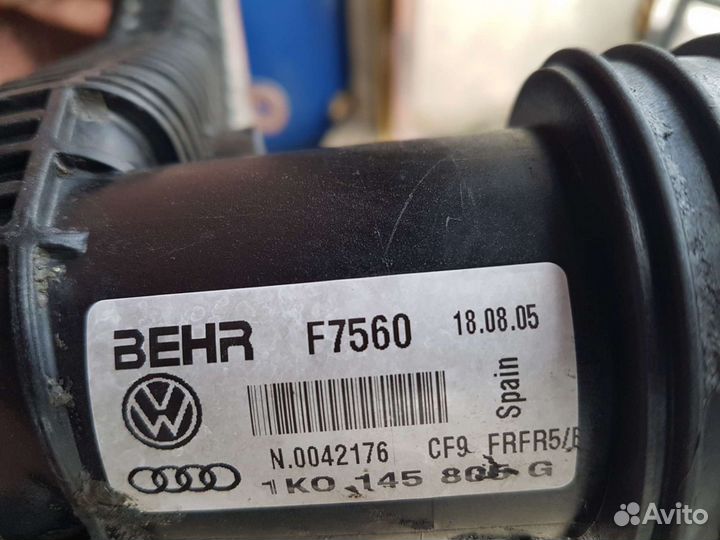 Интеркулер volkswagen passat B6 tdi