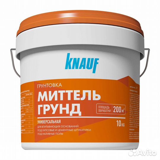 Грунтовка knauf Миттельгрунд концентрат 10кг