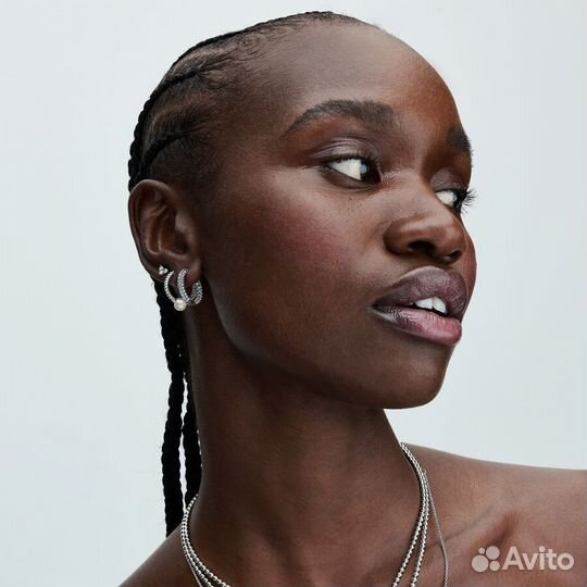 Серьги Пандора жемчуг серебро