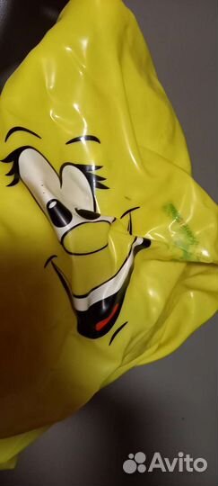 Мяч с рожками гимнастический