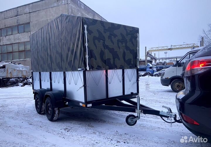 Автомобильный прицеп двухосный