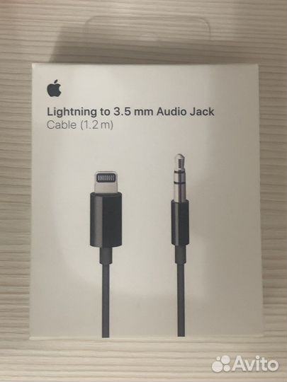 Кабель apple lightning to 3.5 mm оригинал