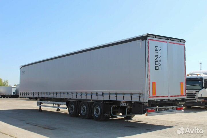 Полуприцеп шторный Bonum 914296-04, 2024