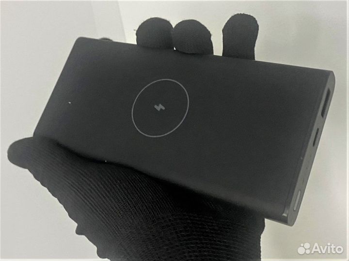 Повербанк Xiaomi 10000 с беспроводной зарядкой