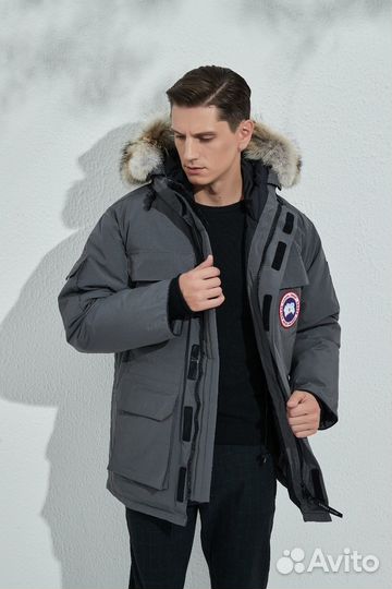 Зимняя куртка canada goose Graphite Gray
