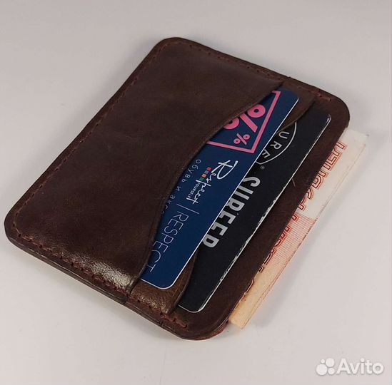 Картхолдер из натуральной кожи