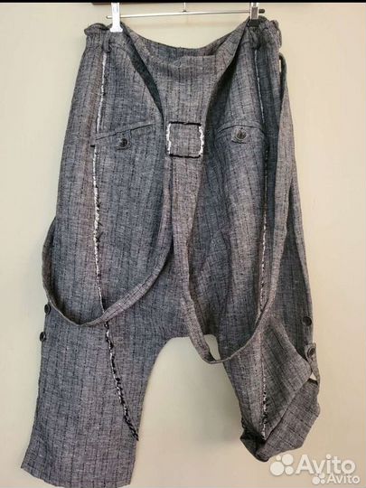 Брюки с лямками