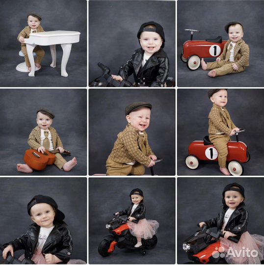Фотосессия на 1-2-3 годика в студии