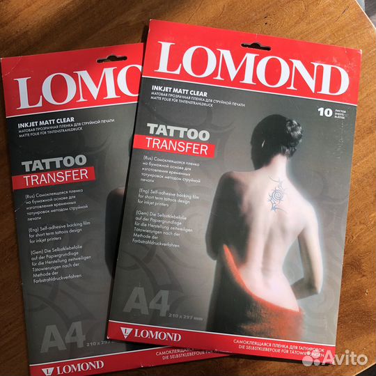 Lomond tattoo transfer бумага для переводных тату