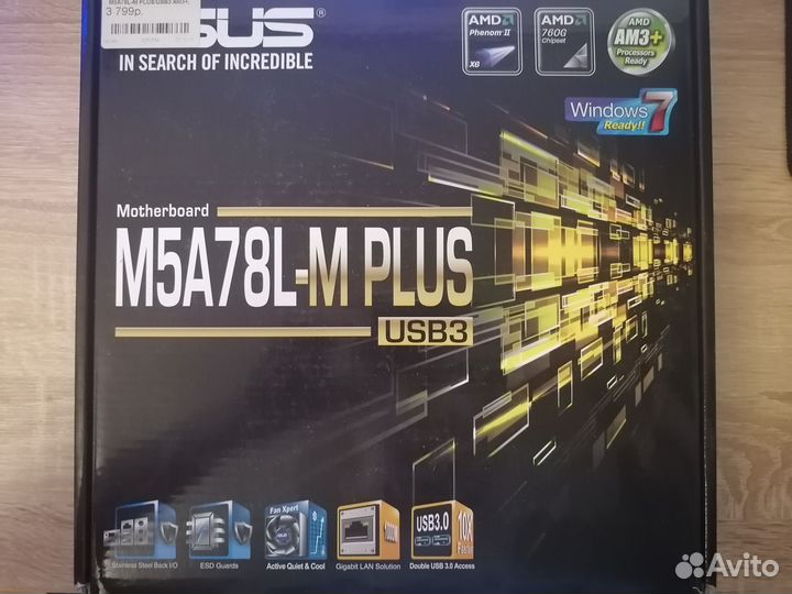 Материнская плата Asus M5A78L-M plus USB3