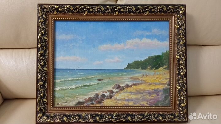Картина маслом в багете