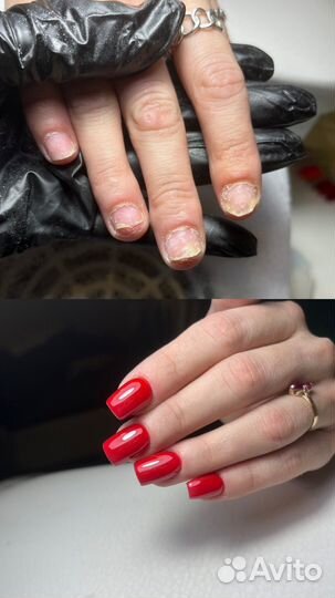 Маникюр наращивание