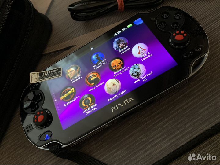 Sony PS Vita Fat Black 128gb 7500 игр (комплектом)