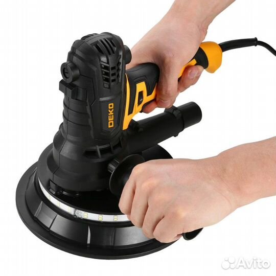 Шлифмашина эксцентриковая Deko DKG900 (180 мм, 900