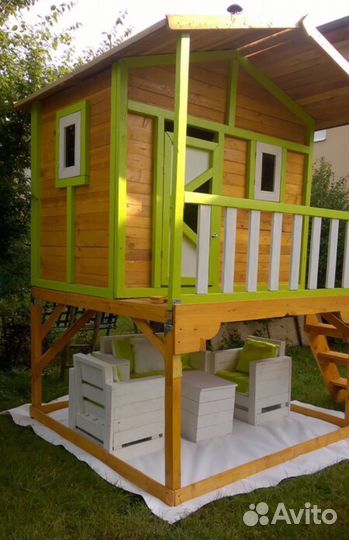 Детский игровой домик уличный