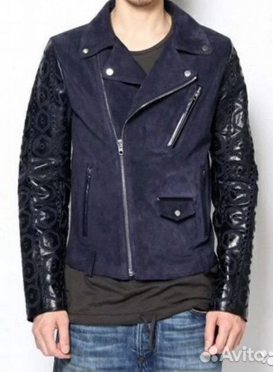 50р Diesel black gold Кожаная куртка msrp 2430 usd