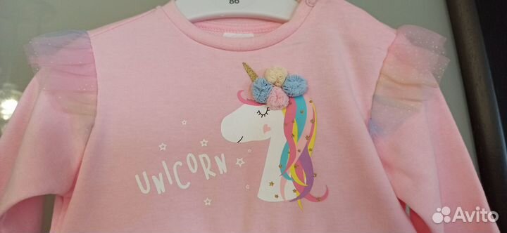 Платье для девочки, размер 80, б/у