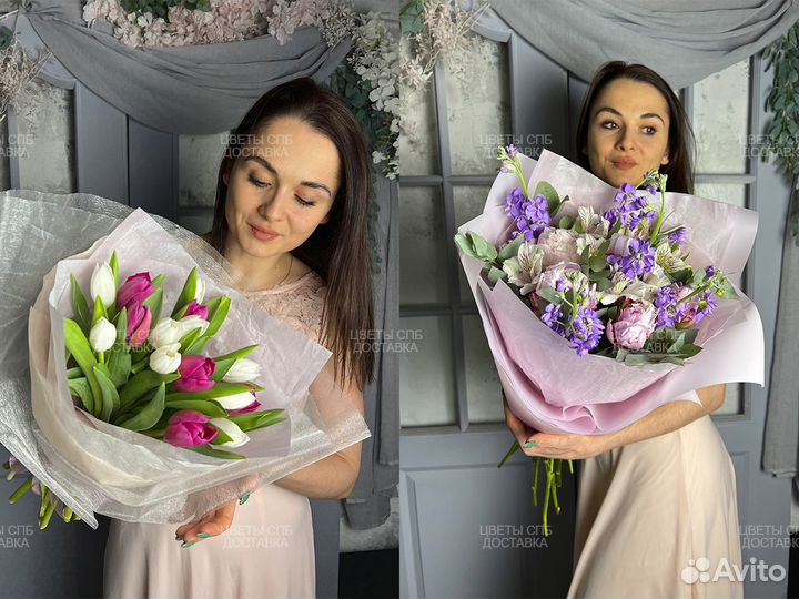 Букет цветов Живые цветы букеты доставка спб
