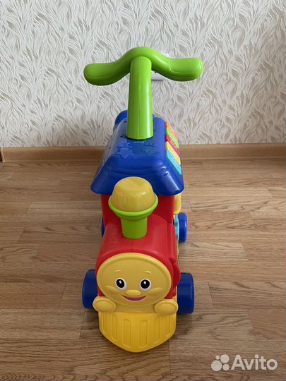 Развивающий паровозик каталка