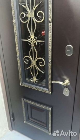 Дверь с ковкой