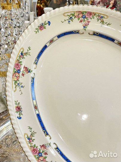 Антиквариат блюдо Johnson Bros Старая Англия