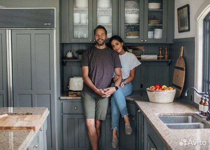 Покраска кухонных фасадов