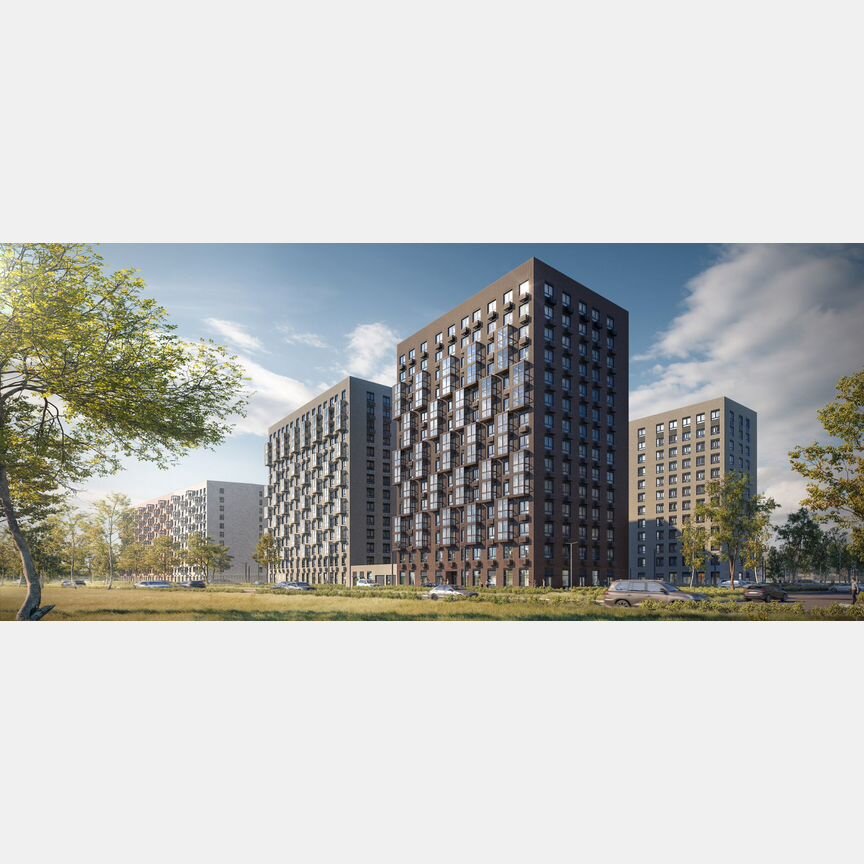 2-к. квартира, 53,9 м², 1/12 эт.