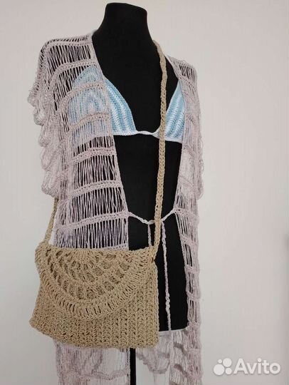 Сумка из рафии