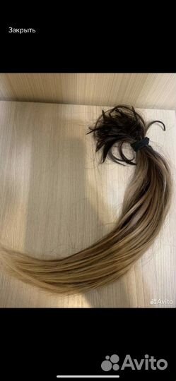 Волосы для наращивания блонд